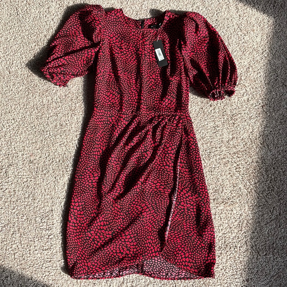 Puff sleeve Banana Republic sheath dress